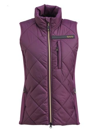 WAHLSTEN CELSIAN WOMENS HYBRID VEST, BURGUNDY